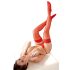 Cottelli - Satinsatin-Strümpfe (rot) - 4/L