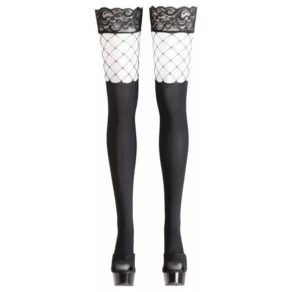 Cottelli - Kombinierte Strapsstrümpfe - M/L