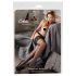 Cottelli Plus Size - Strümpfe 15cm breite Spitze (schwarz) - 8