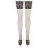 Cottelli Plus Size - Strümpfe 15cm breite Spitze (schwarz) - 8