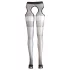 Cottelli - Wellenförmige Sex-Strumpfhose (schwarz) - L