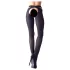 Cottelli - Schwarze Strumpf mit Kreuzband - L/XL