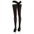 Cottelli - Kreuzträger-Strumpfhose (schwarz) - L/XL