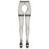 Cottelli - Schwarze Spitzen-Netz-Strumpfhose - M/L