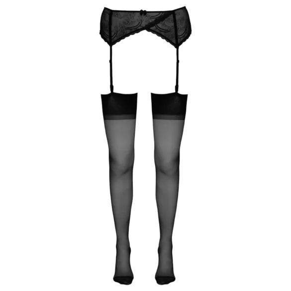 Cottelli - Rückennaht-Strumpfhose mit hohem Fersenabschluss (schwarz)