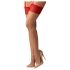 Obsessive Cupide Desir - Spitzen-Overknee-Strümpfe (Rot)