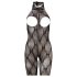 NO:XQSE - Spitze Jumpsuit mit offener Brust - XL/XXL