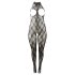 NO:XQSE - Spitze Jumpsuit mit offener Brust - XL/XXL