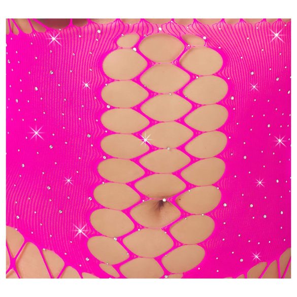 Cottelli - Netz Catsuit (Pink) - S-L