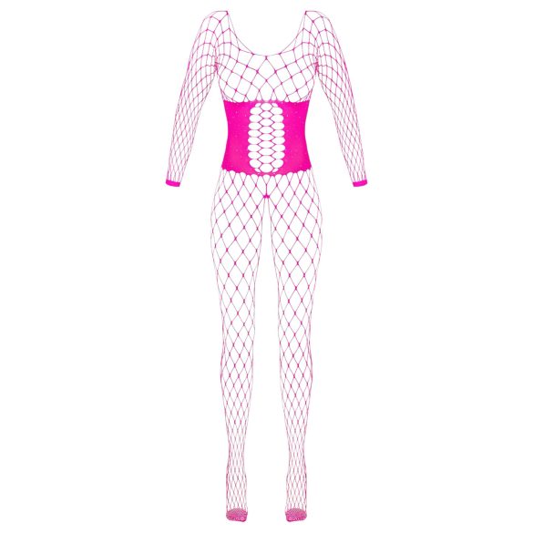 Cottelli - Netz Catsuit (Pink) - S-L