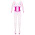 Cottelli - Netz Catsuit (Pink) - S-L