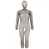 Cottelli Fantasy - schwarze Netz-Catsuit mit Maske und offenem Schritt (S-L)
