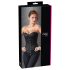 Cottelli - Besticktes Party-Korsett (Schwarz) - XL