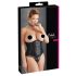 Cottelli Plus Size - Satin-Taillenkorsett (Schwarz)