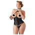 Cottelli Plus Size - Satin-Taillenkorsett (Schwarz)