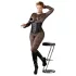 Cottelli Plus Size - Satin Korsett (schwarz)