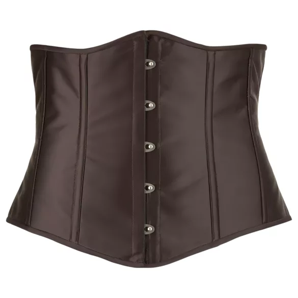 Cottelli Plus Size - Satin Korsett (schwarz)
