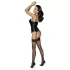 Cottelli Party - Satin-Korsett mit Strapshaltern (schwarz) - L