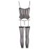 NO:XQSE - Transparenter, gestreifter Set (S-L)