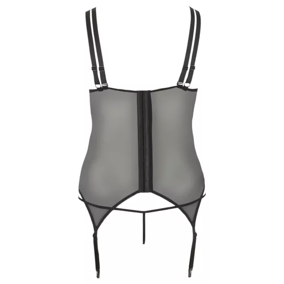 Cottelli Plus Size - Variabler Straps-Top (Schwarz)