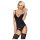 Obsessive 810-COR-1 - Spitzen-Strumpfhalter-Set (schwarz)