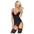 Obsessive 810-COR-1 - Spitzen-Strumpfhalter-Set (schwarz)