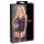 Cottelli - Spitzen-Top mit offenem Design und Tanga (schwarz) - L