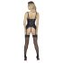Abierta Fina – Hebe-BH mit Strumpfhalter (Schwarz) - M
