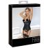 Abierta Fina – Hebe-BH mit Strumpfhalter (Schwarz) - M