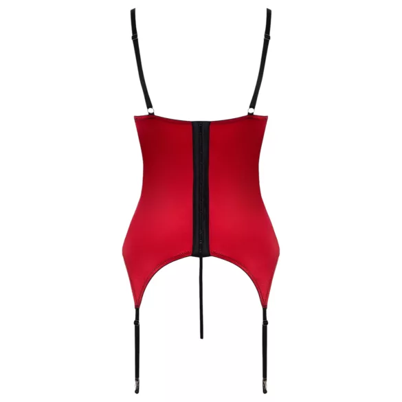 Cottelli - Spitzen Push-up-Oberteil-Set (rot) - M