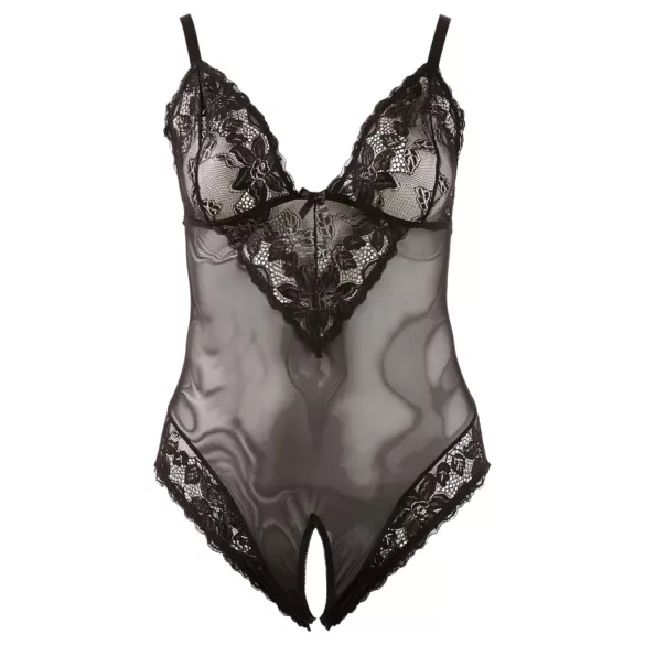 Cottelli Plus Size - Spitzenbody (schwarz) - XXL