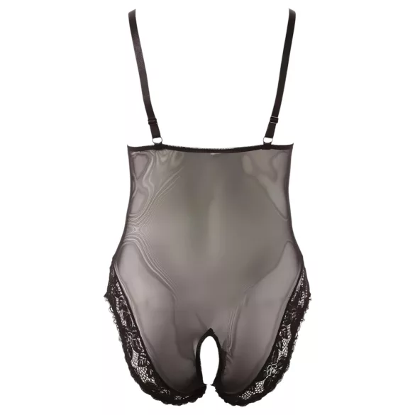 Cottelli Plus Size - Spitzenbody (schwarz) - XXL