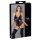 Cottelli Bondage – Glänzender Body mit Fesseln (Schwarz) - L