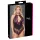 Cottelli Plus Size - Blumen-Body (schwarz-lila) - 3XL