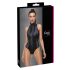 Cottelli Party - Schlangenhaut Bodysuit (schwarz)