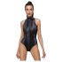 Cottelli Party - Schlangenhaut Bodysuit (schwarz) - M