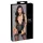 Cottelli Bondage - Spitzen-Body mit Halsband (Schwarz)