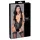 Cottelli Bondage - Spitzen-Body mit Halsband (Schwarz)