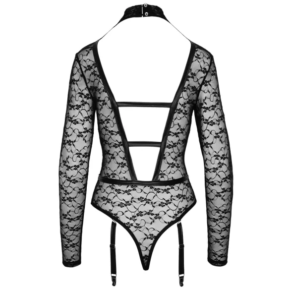 Cottelli - transparenter Riemenbody (schwarz)
