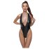 / Cottelli Party - Glänzender Neckholder-Body (Schwarz) - M