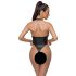/ Cottelli Party - Glänzender Neckholder-Body (Schwarz) - M