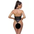 Cottelli Party - Glänzender Neckholder-Body (Schwarz) - L