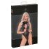 Noir - Body mit Schlangenleder-Print (Schwarz)