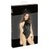 Noir - Glänzender Neckholder-Body (Schwarz) - XL