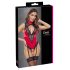Cottelli - Spitzen-Body im Neckholder-Stil (Rot)