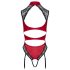 Cottelli - Spitzen-Body im Neckholder-Stil (Rot)