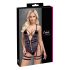 Cottelli - Offener, Riemen-Bodysuit (Schwarz)
