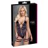 Cottelli - Offener, Riemen-Bodysuit (Schwarz) - M