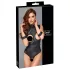 Cottelli Bondage - Offenherziger Body (schwarz) - M
