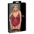 Cottelli Curves - Kettenglied-Spitzenbody (Rot) - 3XL